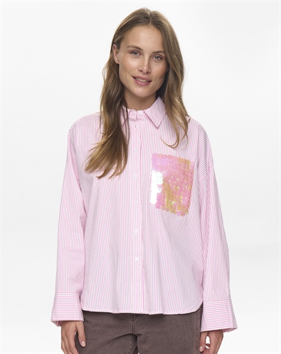  Nümph - NUDarmi Skjorte - Fuchsia Pink